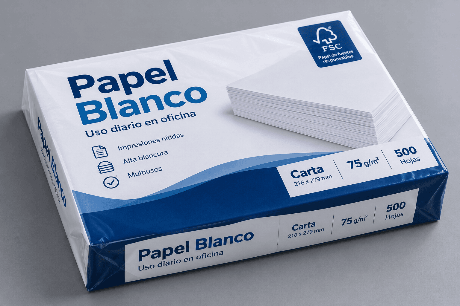 Resmas de papel